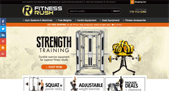 Desktop Screenshot of fitnessrush.com